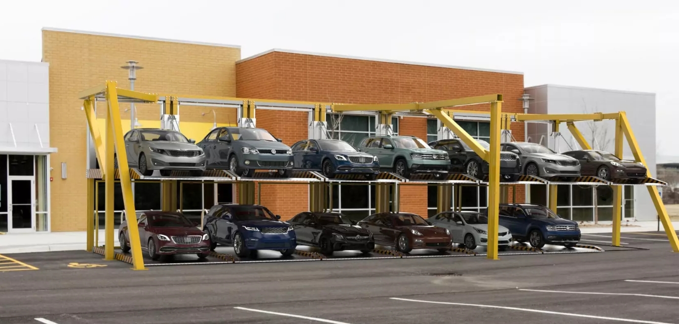 Automated Level Parking System Installation
