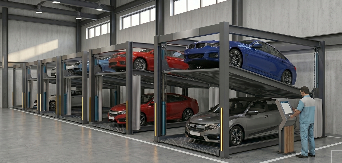 Tilting Stack Lift System Installation